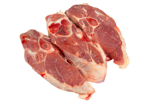 Lammebog med ben i skiver - 1 Kg.