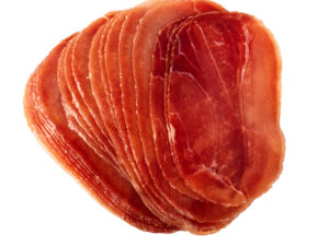 Spekeskinke av fjellgris uten ben i skiver - 150 gr.