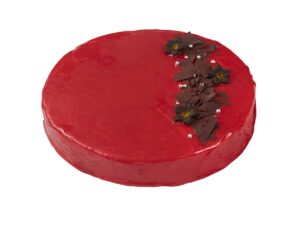 Moussekake med bringebær, Gluten og Laktosefri - 18-20 biter stk.