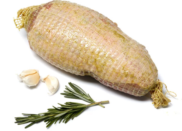 Lammestek surret og fylt m/hvitløk og persille - 1,5 Kg.