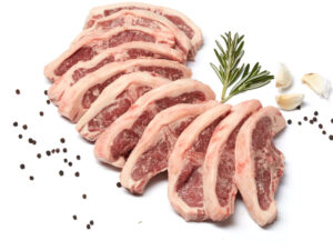 Lammekoteletter naturell - 1 Kg.