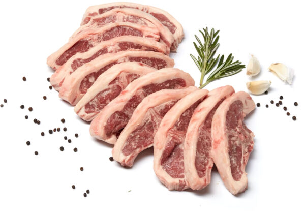 Lammekoteletter naturell - 1 Kg.