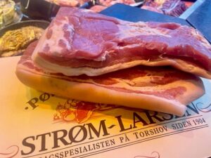 Fersk flesk i skiver - 500 gr.