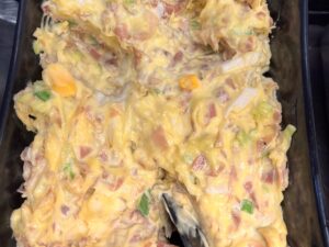 Egg og spekeskinkesalat - 200 gr.