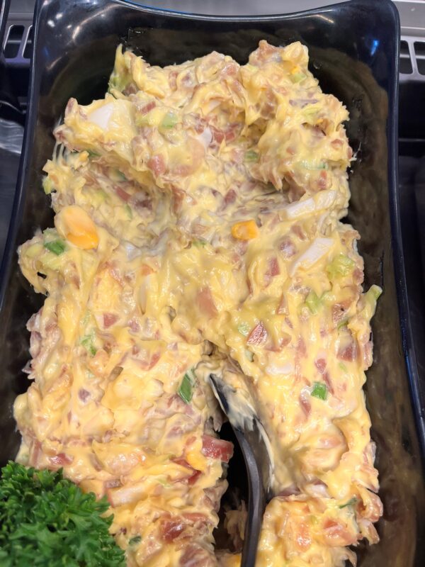 Egg og spekeskinkesalat - 200 gr.