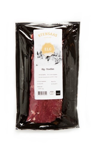 Elg ytrefilet - 1 Kg.