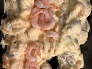 Reker og champignonsalat - 200 gr.