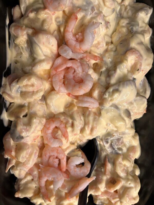 Reker og champignonsalat - 200 gr.